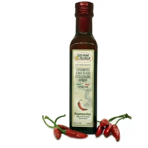 OLIO EXTRAVERGINE DI OLIVA AROMATIZZATO AL PEPERONCINO 250 ml